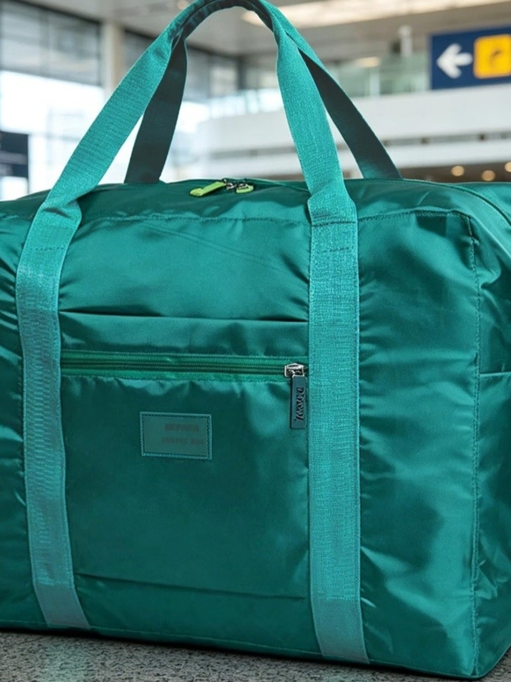 Teal Travel Duffel Bag